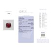 Ruby Gemstone Loose Red Color Cushion 2.08 Carat 7.11X8.09 MM