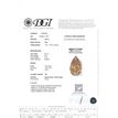 Pear Shape Diamond Natural Fancy Orange 0.60 Carat SI1