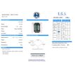Loose Emerald Diamond Fancy Blue 1.53 Carat SI1