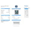 Fancy Blue Princess Diamond 1.52 Carat SI3 