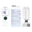 Loose Blue Diamond Round Shaped Fancy Color SI1 Real Natural Enhanced 1.37 Carat