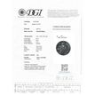 Loose Fancy Blue Color Round Cut Diamond 0.75 Carat SI3 Certified Enhanced 5.63X5.65MM