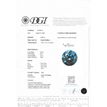 Loose Blue Round Diamond 0.79 Carat VS2