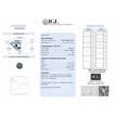 Loose Round Diamond Fancy Blue Color 0.98 Carat SI2