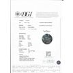 Loose Round Shaped Diamond Real 1.50 Carat Fancy Blue Color I1 Enhanced Natural