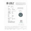 Loose Round Shape Diamond Fancy Blue Color 0.79 Carat Enhanced SI1 Certified