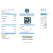 Loose Fancy Blue Princess Diamond 0.80 Carat SI3