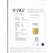Loose Yellow Radiant Diamond 0.76 Carat SI1