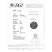 Loose Round Shaped Fancy Blue Diamond 0.81 Carat SI2 5.75X5.73 MM
