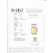 Loose Radiant Diamond Fancy Yellow 0.94 Carat SI1