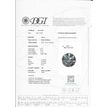 Loose Round Diamond Fancy Ice Blue 1.02 Carat SI1