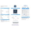 1 Carat Fancy Blue Princess Cut Natural Diamond 5.52X5.28 MM