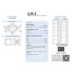 Radiant Cut Diamond Natural Loose 1.05 Carat F/SI2