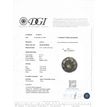 Round Shape Diamond Fancy Green Color Loose 1.30 Carat VS1