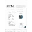 Loose Round Shape Diamond Fancy Blue 0.62 Carat SI1 Certified Enhanced