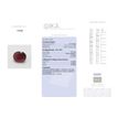 Ruby Gemstone Red Oval Cut 3.16 Carat
