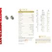 Blue Round Diamond Stud Earrings SI1 14K White Gold 0.68 TCW
