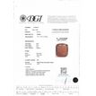 Loose Cushion Diamond Fancy Orange 1.31 Carat SI2
