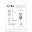 Pear Diamond Fancy Orange Color 0.72 Carat 