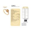 Rose Gold Halo Diamond Engagement Ring Round Fancy Brown 1.12 TCW