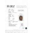 Orange Oval Diamond Solitaire Pendant 14K VS2 1 Carat