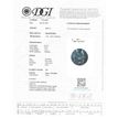 Blue Color Round Diamond 0.42 Carat SI1