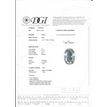 Genuine Oval Cut Diamond Solitaire Ring Blue Treated 14K White Gold VS2 1 Carat