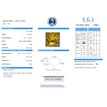 Princess Cut Diamond Yellow Color 1.42 Carat VS2