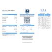 Loose Princess Diamond 0.61 Carat D/SI3
