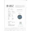 Loose Round Shape Diamond Real Fancy Blue Color 1.17 Carat I1 Certified Enhanced