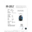 Oval Cut Diamond Fancy Blue Color 1.18 Carat VS2