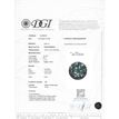 Loose Round Shape Diamond Fancy Green Color 1.01 Carat SI1 Certified Enhanced