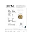 Round Cut Diamond Fancy Yellow Color Loose 0.90 Carat VS2