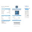 Loose Fancy Blue Princess Diamond 0.75 Carat SI3