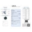 Loose Blue Round Diamond 1.22 Carat SI1