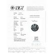Loose Fancy Blue Round Diamond 0.75 Carat SI1