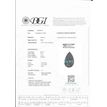 1.01 Carat Pear Shape Diamond Fancy Blue Color I1 Clarity Loose Enhanced Real 9.01X5.46 MM For Wedding Ring