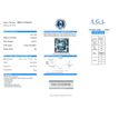 Loose Princess Diamond Fancy Blue 1.00 Carat SI2