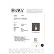 Pear Shape Rose-Cut Diamond Solitaire Pendant 2.81 TCW 14K White Gold Fancy Yellowish Gray