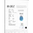 Pear Shape Diamond Fancy Blue 0.40 Carat VVS2