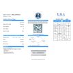 Loose Princess Diamond Natural Enhanced 1.13 Carat G/SI2 5.79X5.52 MM