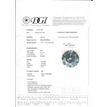 Round Cut Diamond Fancy Blue Color SI3 1.43 Carat Loose Enhanced Real For Ring