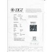 Princess Cut Diamond Blue Color 0.54 Carat SI1