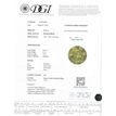 Loose Round Diamond Fancy Greenish Yellow 0.75 Carat SI1