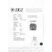 Cushion Cut Natural Diamond Green Color 0.86 Carat VS1 