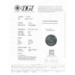 Blue Diamond Loose Real Round Shaped Fancy Color SI2 Natural Enhanced 1.34 Carat