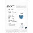 Heart Diamond Fancy Turquoise Color 0.75 Carat VVS2