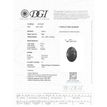 Loose Oval Diamond Natural Brown 1.35 I1 Certified 8.84X6.10 MM