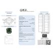 Radiant Shape Diamond Loose 1 ct Fancy Green Enhanced I1 Certified 5.14X5.78 MM