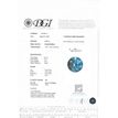 Loose Round Cut Diamond Real Fancy Blue SI1 Certified Natural Enhanced 0.75 Ct
